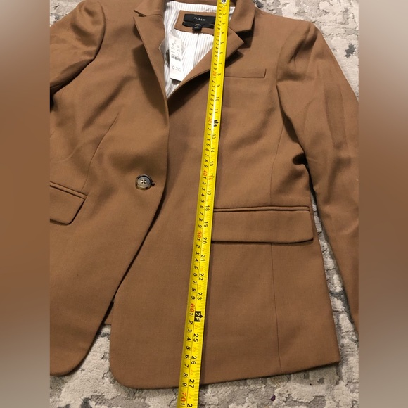 J. Crew Women's Regent Blazer Brown Wool 8 - Picture 11 of 13